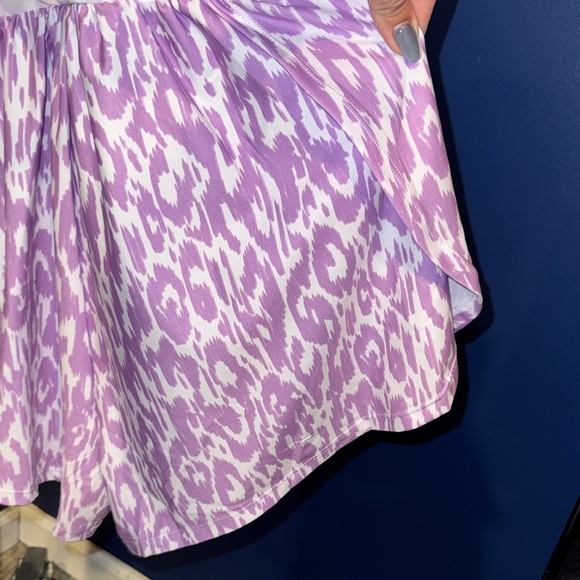 Sage Collective- Purple Leopard Print Women's Romper Size Medium - Picture 12 of 12